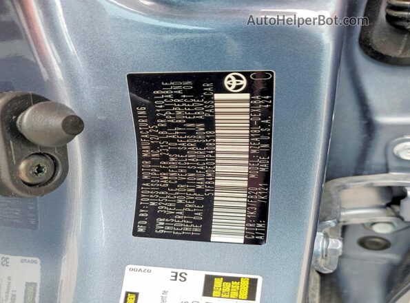 5YFB4MDE0TP408518 2026 TOYOTA COROLLA Gray Շարժիչի բաժամունքի տեսք
