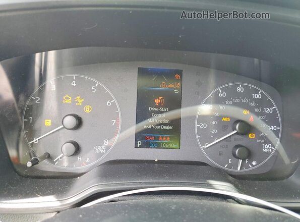 5YFB4MDE1SP230505 2025 TOYOTA COROLLA Серебряный Вид щитка приборов
