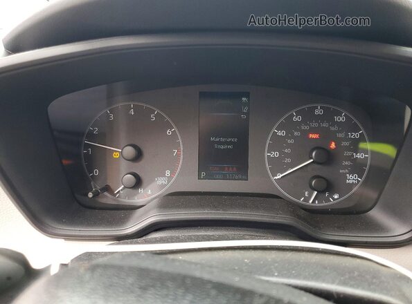 5YFB4MDE1SP337442 2025 TOYOTA COROLLA Gray Instrument cluster view