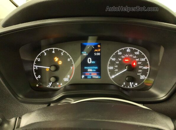5YFB4MDE2SP277008 2025 TOYOTA COROLLA Black Instrument cluster view