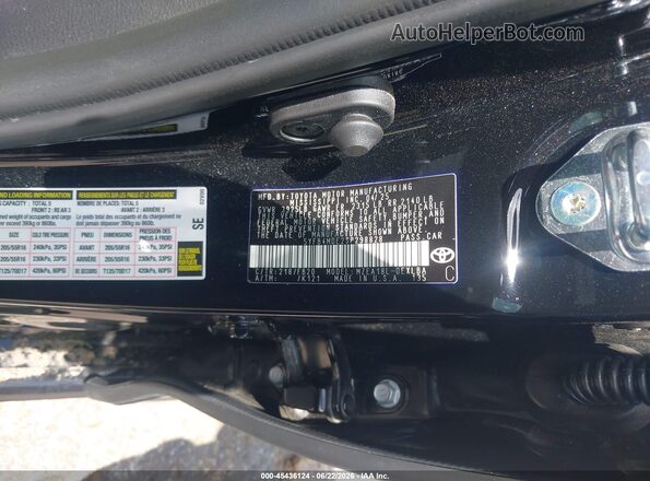 5YFB4MDE2SP298828 2025 TOYOTA COROLLA Черный Вид подкапотного пространства