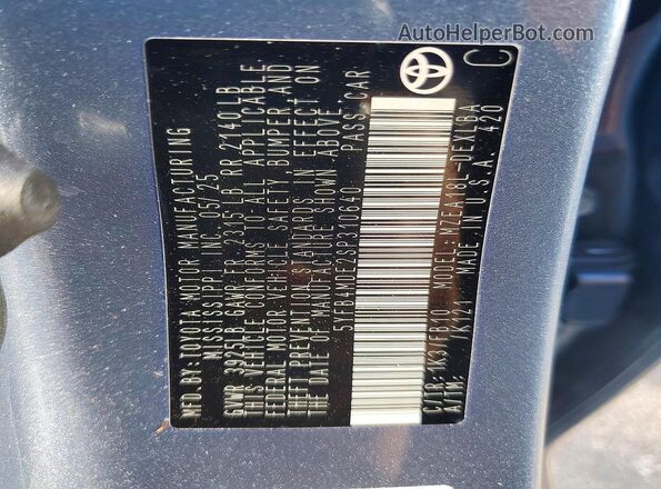 5YFB4MDE2SP310640 2025 TOYOTA COROLLA Blue Շարժիչի բաժամունքի տեսք
