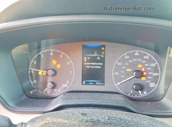 5YFB4MDE2SP310640 2025 TOYOTA COROLLA Blue Սարքավորումների վահանակի տեսք