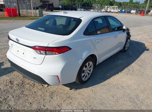 5YFB4MDE2SP358655 2025 TOYOTA COROLLA White უკანა მარჯვენა