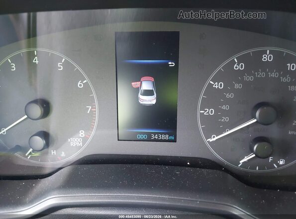 5YFB4MDE3SP257222 2025 TOYOTA COROLLA Red Widok tylnych siedzeń