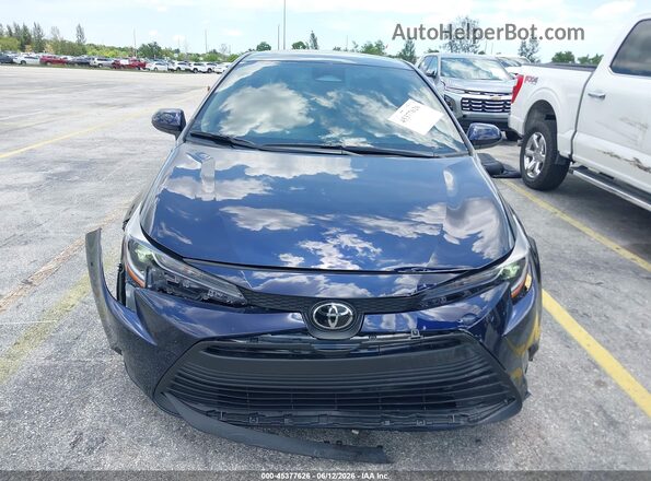 5YFB4MDE3TP407475 2026 TOYOTA COROLLA Blue Instrument cluster view