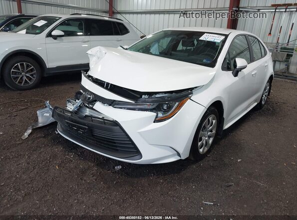 5YFB4MDE3TP423286 2026 TOYOTA COROLLA White წინა მარცხენა ხედი სამი მეოთხედიდან