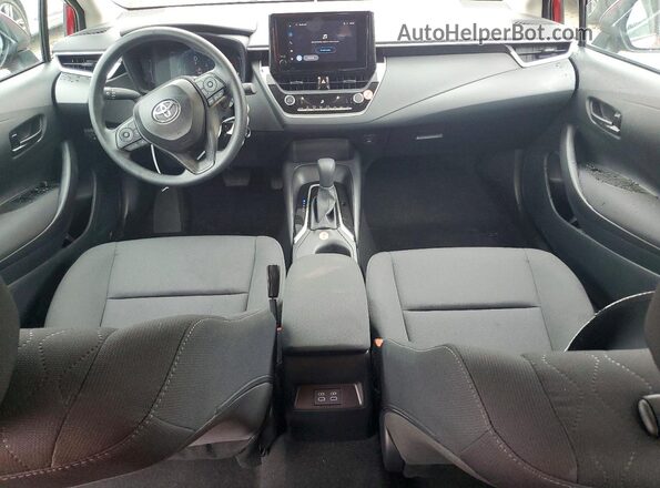 5YFB4MDE3TP452982 2026 TOYOTA COROLLA Red Dashboard view