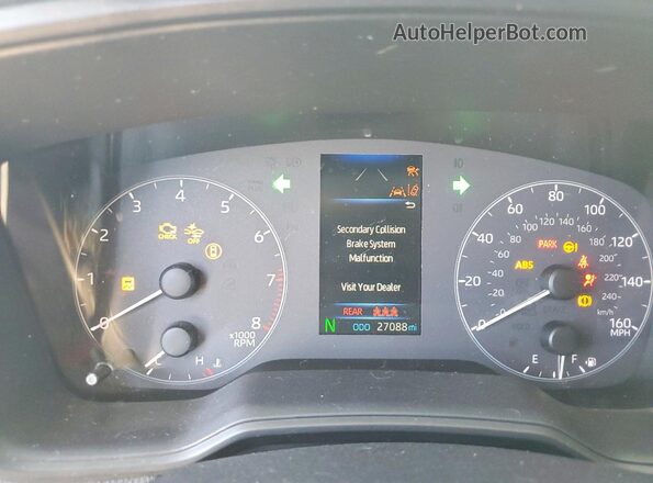 5YFB4MDE4SP240400 2025 TOYOTA COROLLA Blue Вид щитка приладів