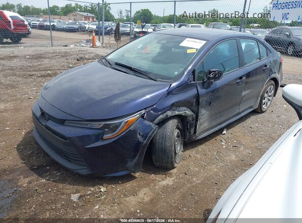 5YFB4MDE4SP262865 2025 TOYOTA COROLLA Dark Blue Առջևի ձախ երեք քառորդ տեսարան