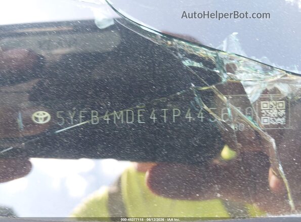 5YFB4MDE4TP445670 2026 TOYOTA COROLLA Silver Instrument cluster view