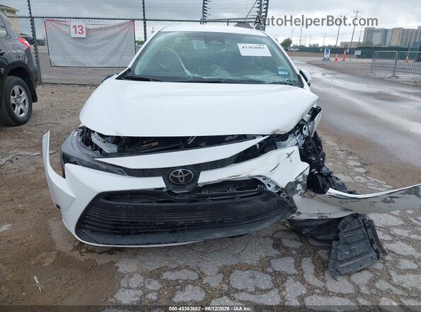 5YFB4MDE6TP384290 2026 TOYOTA COROLLA White წინა პანელის ხედი