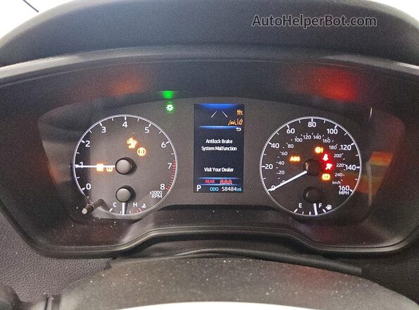 5YFB4MDE7PP044295 2023 TOYOTA COROLLA Blue Instrument cluster view