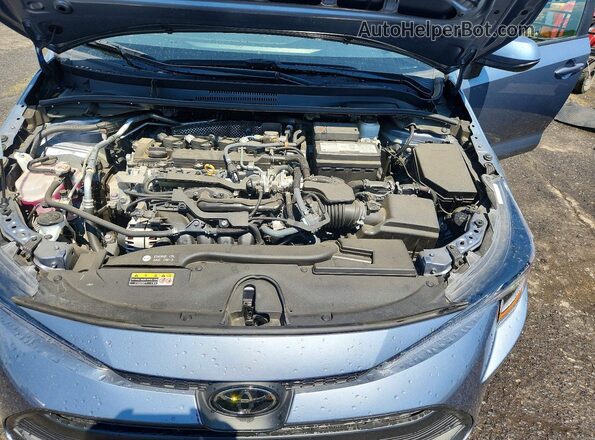 5YFB4MDE7SP294967 2025 TOYOTA COROLLA Blue Widok wnętrza z tyłu