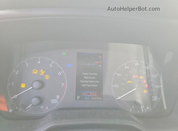 5YFB4MDE7SP299960 2025 TOYOTA COROLLA Серебряный Вид щитка приборов