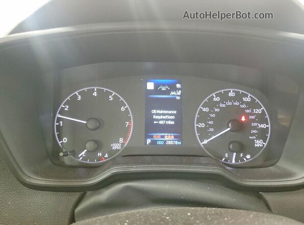5YFB4MDE7SP322203 2025 TOYOTA COROLLA Silver Widok zestawu wskaźników