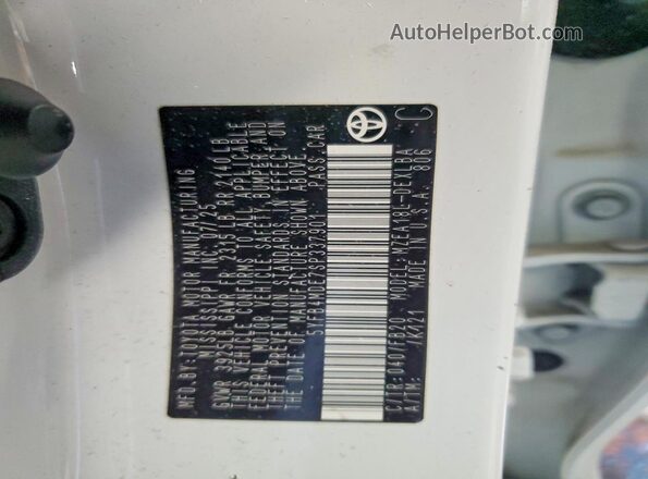5YFB4MDE7SP337901 2025 TOYOTA COROLLA White Շարժիչի բաժամունքի տեսք