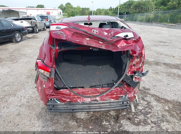 5YFB4MDE8SP268510 2025 TOYOTA COROLLA Бордовый 