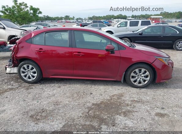 5YFB4MDE8SP268510 2025 TOYOTA COROLLA Бордовый Вид задней части салона
