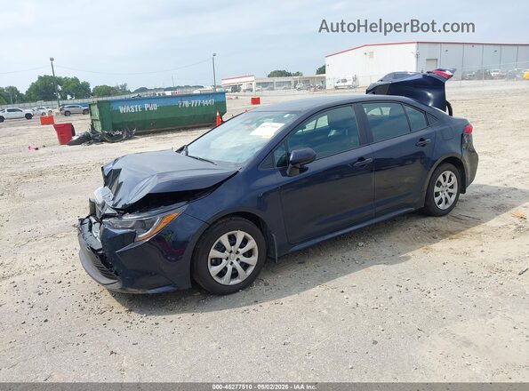 5YFB4MDE8SP311713 2025 TOYOTA COROLLA Blue Առջևի ձախ երեք քառորդ տեսարան