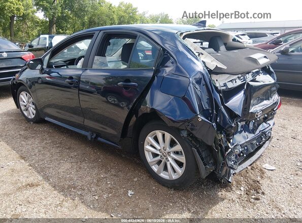 5YFB4MDE8SP319410 2025 TOYOTA COROLLA Navy Trasero izquierdo