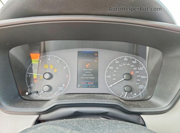5YFB4MDE9PP008172 2023 TOYOTA COROLLA Белый Вид щитка приборов