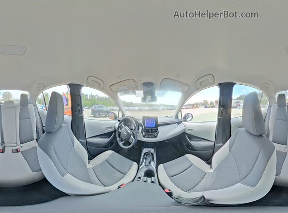 5YFB4MDE9PP008172 2023 TOYOTA COROLLA Белый Панорамный вид салона 360°