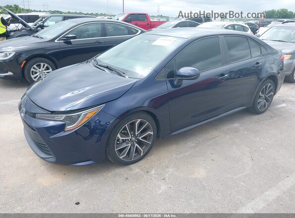 5YFB4MDE9RP092884 2024 TOYOTA COROLLA Синий Передняя левая четверть