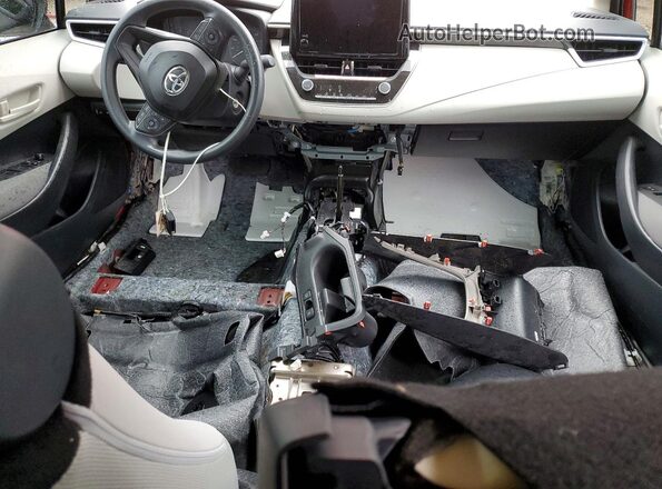 5YFB4MDE9SP283517 2025 TOYOTA COROLLA Burgundy Вид панелі приладів