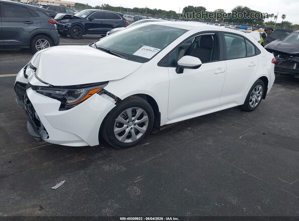 5YFB4MDE9TP447494 2026 TOYOTA COROLLA White Vista tres cuartos delantera izquierda