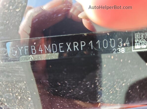 5YFB4MDEXRP110034 2024 TOYOTA COROLLA Blue 