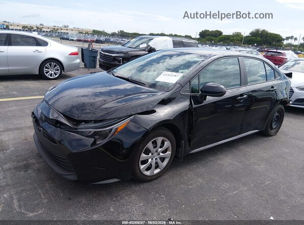 5YFB4MDEXSP252633 2025 TOYOTA COROLLA Black Передня ліва чверть