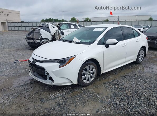 5YFB4MDEXSP324916 2025 TOYOTA COROLLA White წინა მარცხენა ხედი სამი მეოთხედიდან