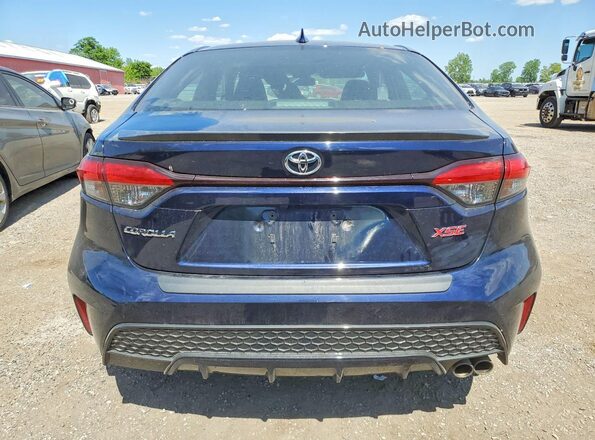 5YFB4RBE8LP016838 2020 TOYOTA COROLLA Blue Rear view