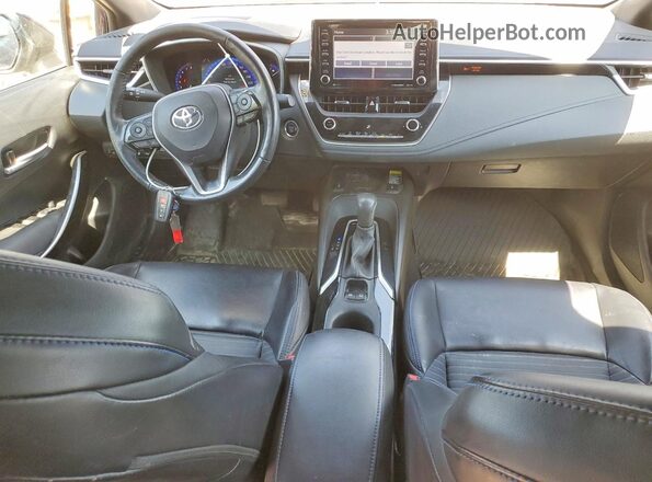 5YFB4RBE8LP016838 2020 TOYOTA COROLLA Blue Dashboard view