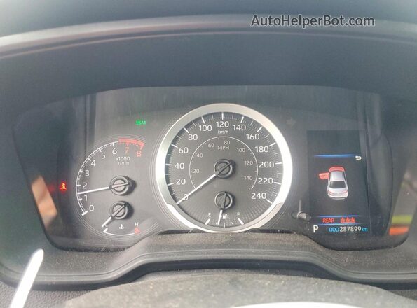 5YFBPRBEXLP039481 2020 TOYOTA COROLLA Blue ხელსაწყოთა პანელის ხედი