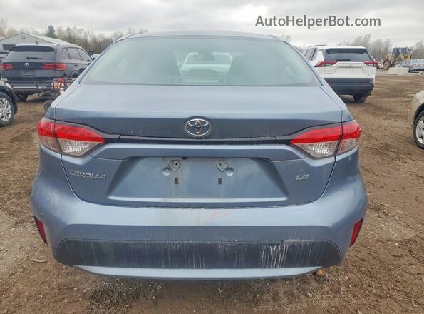 5YFBPRBEXLP039481 2020 TOYOTA COROLLA Blue უკანა ხედი