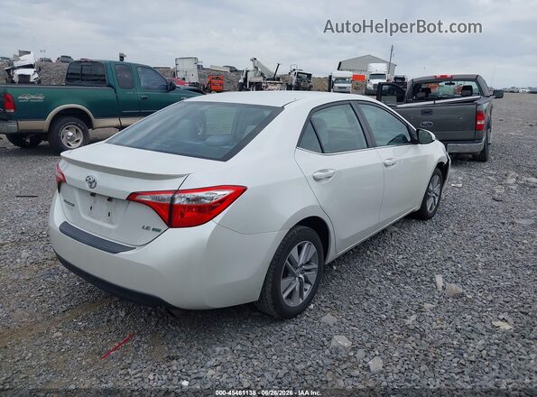 5YFBPRHE1GP470305 2016 TOYOTA COROLLA White Задня права чверть