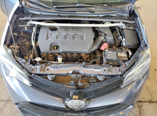 5YFBPRHE1HP699357 2017 TOYOTA COROLLA Синий Вид задней части салона