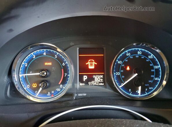 5YFBPRHE1HP699357 2017 TOYOTA COROLLA Синий Вид щитка приборов