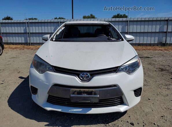 5YFBPRHE2GP549322 2016 TOYOTA COROLLA White Front view
