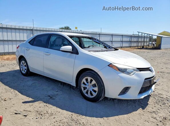 5YFBPRHE2GP549322 2016 TOYOTA COROLLA White Front right