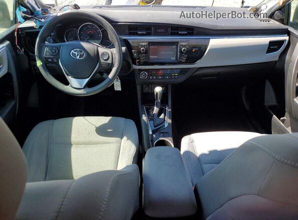 5YFBPRHE2GP549322 2016 TOYOTA COROLLA White Dashboard view