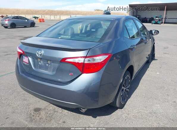 5YFBURHE0GP443704 2016 TOYOTA COROLLA Blue Задня права чверть
