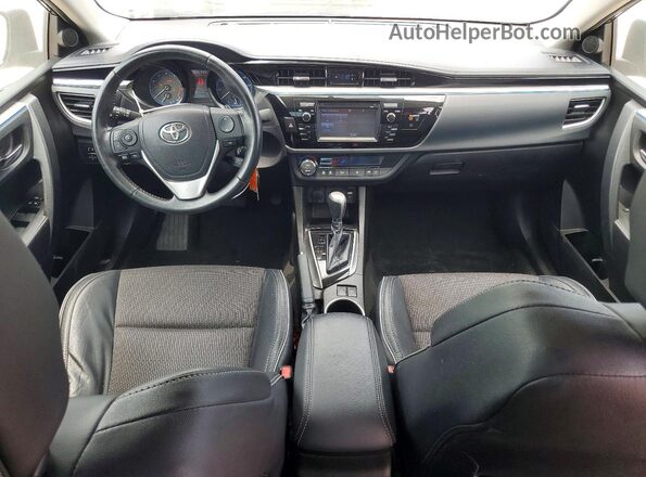 5YFBURHE0GP460423 2016 TOYOTA COROLLA Серый Вид панели приборов
