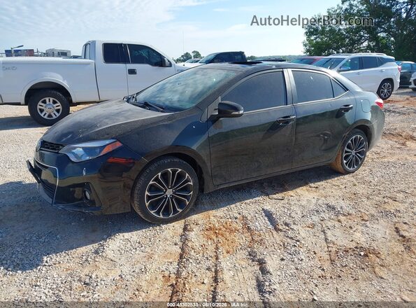 5YFBURHE0GP474483 2016 TOYOTA COROLLA Black Przód lewy
