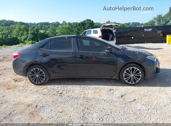5YFBURHE0GP474483 2016 TOYOTA COROLLA Black Widok deski rozdzielczej
