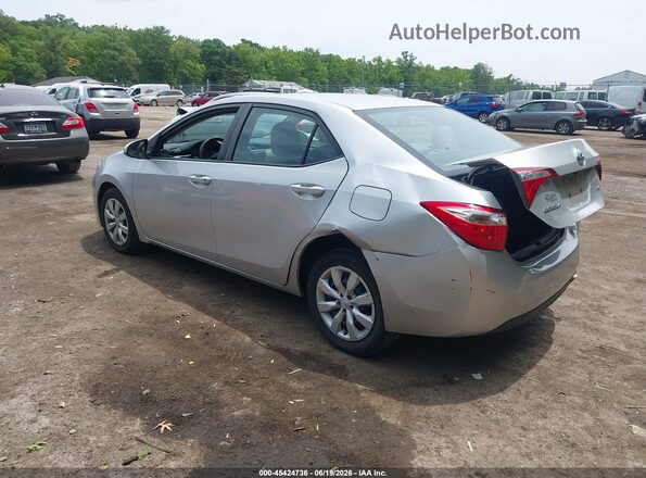 5YFBURHE0GP537551 2016 TOYOTA COROLLA Silver Trasero izquierdo