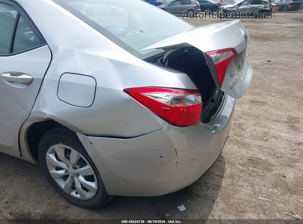 5YFBURHE0GP537551 2016 TOYOTA COROLLA Silver Vista frontal