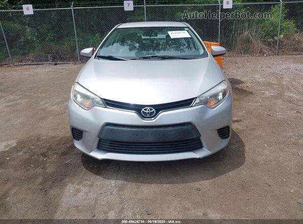 5YFBURHE0GP537551 2016 TOYOTA COROLLA Silver Vista del cuadro de instrumentos